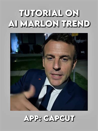 Marlon AI Trend Tutorial in CapCut