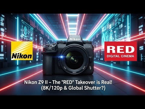 Nikon Z9 II LEAKED: The "RED" Takeover is Real! (8K/120p & Global Shutter?)