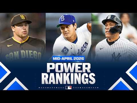 ALL 30 MLB TEAMS RANKED in mid-April! (Power Rankings ft. Dodgers, Braves, Padres and MORE!)