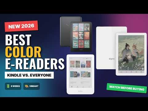 Best Color E-Readers for Manga, PDFs & Study 📚 Top 5 You Shouldn’t Miss (2026)