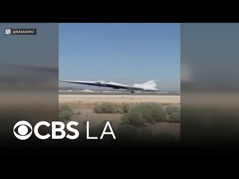 NASA's experimental X-59 aircraft returns early from test flight