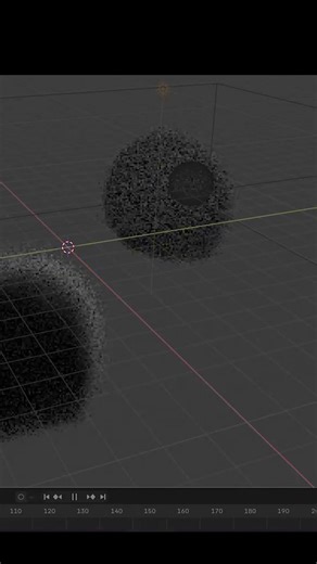 Blender Smoke Simulation #blenderlightning