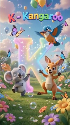 Learn the Letter K | K for Koala, Kangaroo & Kingfisher | Fun ABC Kids Video 🅺