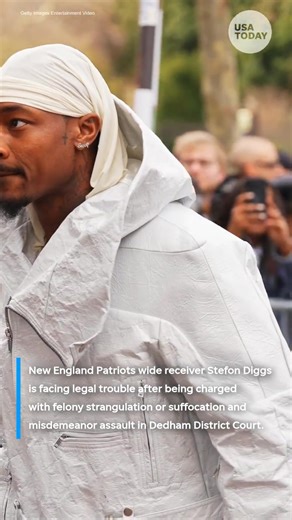 New England Patriots' Stefon Diggs is denying allegations as he faces felony strangulation and assault charges. | USA TODAY Sports