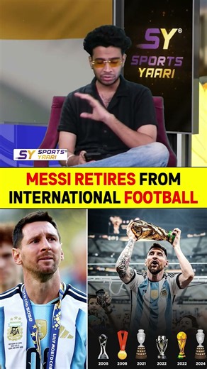 MESSI RETIRES FROM INTERNATIONAL FOOTBALL #lionelmessi #messi #fifaworldcup #leomessi #argentina