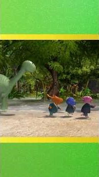dinosaur chases Backyardigans! #shorts
