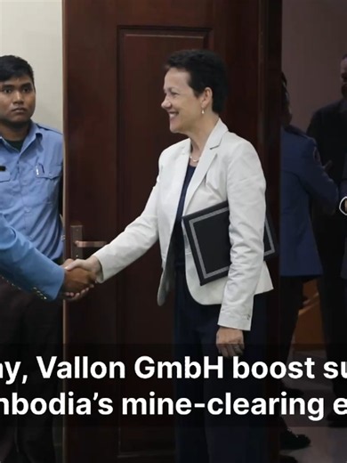 Cambodia mine action cooperation with Germany and Vallon GmbH — progress review