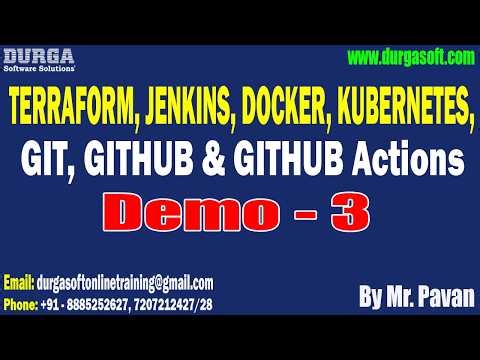 TERRAFORM, JENKINS, DOCKER, KUBERNETES, GIT, GITHUB & GITHUB Actions tutorials || by Mr. Pavan