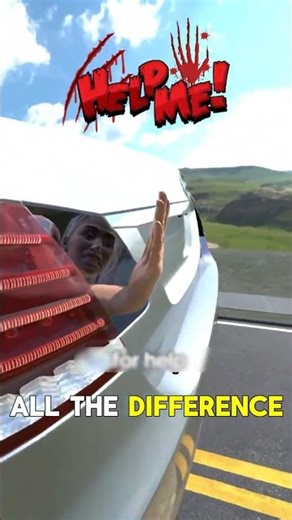 Trapped in a Car Trunk? Here’s the Hidden Escape 🚗 #shorts #animation