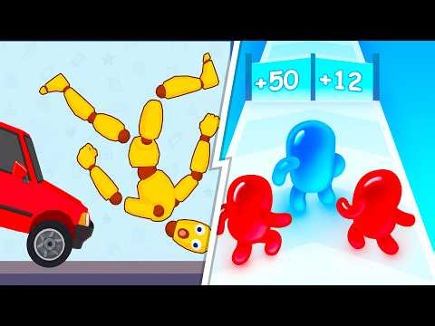 Kick & Break VS Join Blob Clash 3D - Full Levels Speedrun Gameplay (Android & iOS) Ep 1017