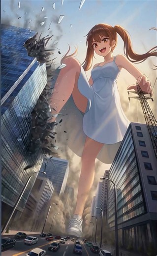 It looks like this city's fate won't end well.(vídeo IA)