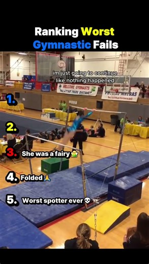 Ranking Worst Gymnastic Fails 😭