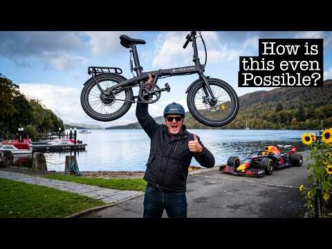 I Rode a FUTURISTIC Folding E-Bike Made from FORMULA 1 Materials! - ADO Air Carbon Pro.