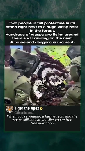 Beekeepers Near Massive Wasp Nest #wasp #military