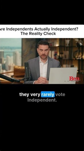 Are Independents Actually Independent? The Reality Check#BenShapiro #Politics #Congress #USPolitics