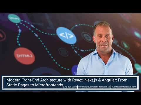 Modern Front-End Architecture with React, Next.js & Angular: From Static Pages to Microfrontends