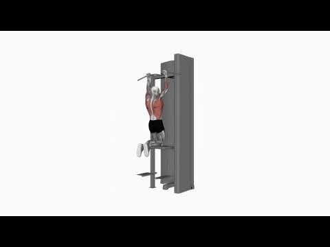 Assisted Parallel Close Grip Pull Up - Proper Form & Technique [4K]