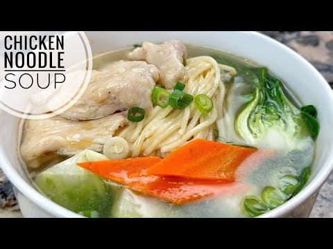 Chicken Noodle Soup Recipe | Tender Chicken And Vegetable Noodle Soup | Easy Soup Recipe