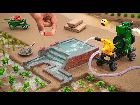 Diy diorama making mini motor water pump science project | how to make | @sanocreator