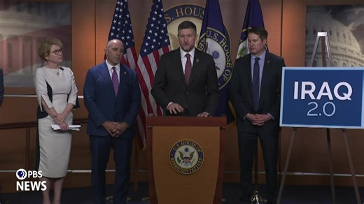 WATCH LIVE: Democratic veteran representatives hold news conference on Venezuela military operations | PBS NewsHour