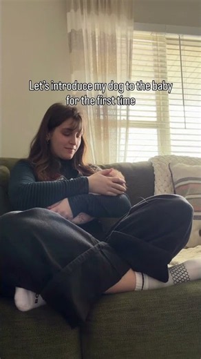 Introducing Baby and Dog for the First Time 🤍