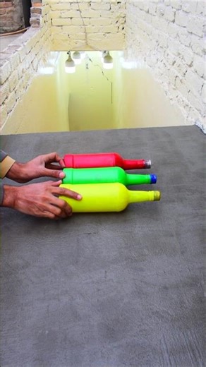 Colorful Glass Bottles ASMR ⚠️🔥 Orbeez & Color Explosion #shorts #asmr #satisfying