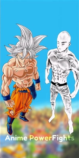 Goku 🆚 Saitama | Who is Strongest 🤯 || #dragonball #onepunchman #comparison #shorts