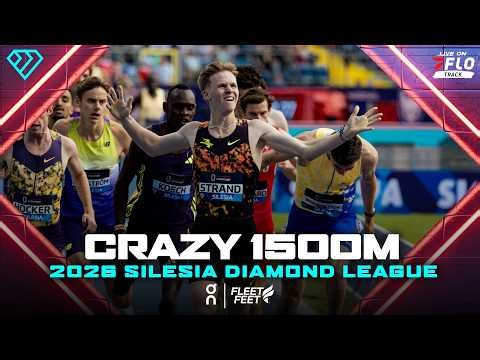 Ingebrigtsen vs. Hocker vs. Strand in an INSANE 1500M | Silesia Diamond League