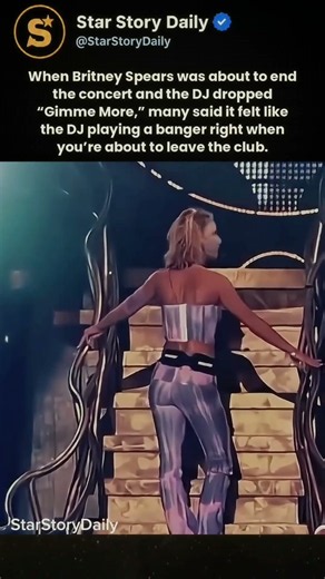 Britney Spears' Concert Ending Hits Like a Club Banger 🔥 #britneyspears #gimmemore #concert #pop