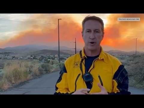 Hawk Fire near Reno prompts new evacuations near Reno as winds drive flames