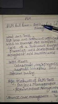 ALM Tools Explained in simply 🫪 #alm #tools #almtools #software #science #notes #viral #feedshorts