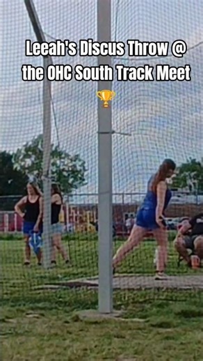 Leeah's OHC Track & Field Discus Throw ✨ #trackandfield #discusthrower #discus #sports #competition