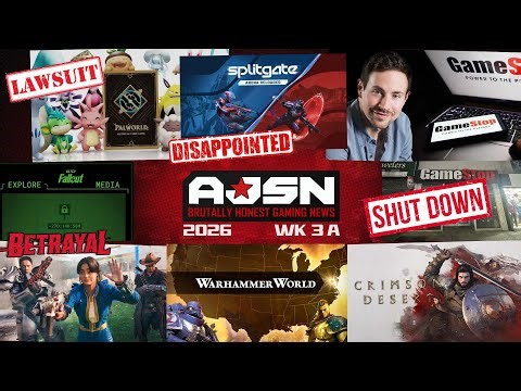 AJSN WK3A - Fallout New Vegas REMAKE?, Palword's Pokemon CCG, Gamestop CLOSURES, Splitgate DISASTER!