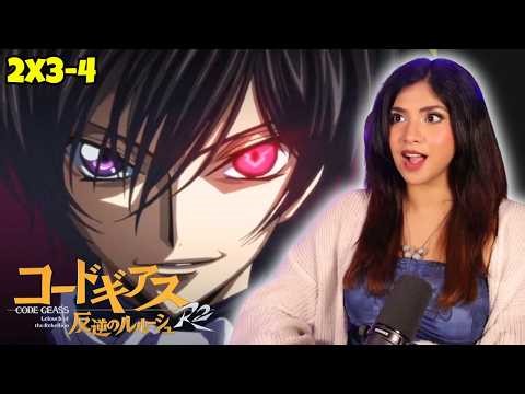 LELOUCH THE MASTER MANIPULATOR! | Code Geass R2 Ep 3 and 4 Reaction