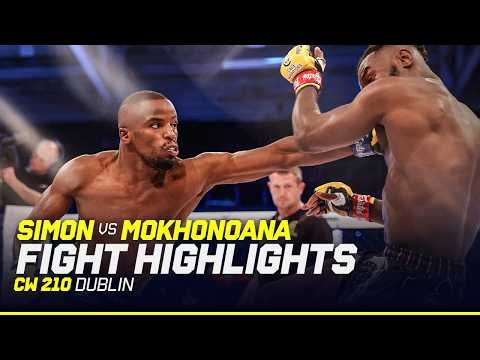 MASSIVE ALL IRISH CLASH 🇮🇪 🤝 | Solomon Simon vs. Kenny Mokhonoana | CW 210 Dublin Fight Highlights