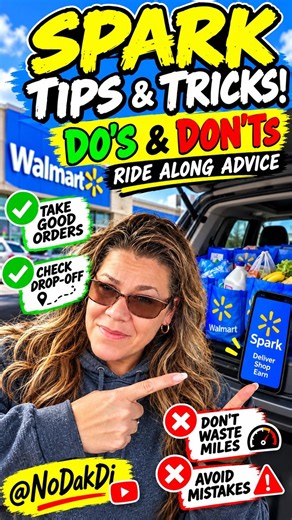 🚨 Walmart Spark Driver Tips & Tricks! 🛒 DO THIS, NOT THAT! #Shorts #SparkDriver #SparkDriverTips