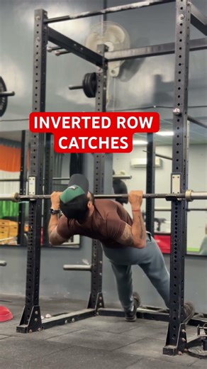 Inverted row catches #backworkout #backexercise #athletetraining #scapularstability #eccentric