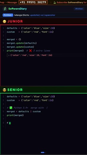 Junior vs Senior Python Developer 🐍 | The Truth Nobody Tells You! #ytshorts #coding #python