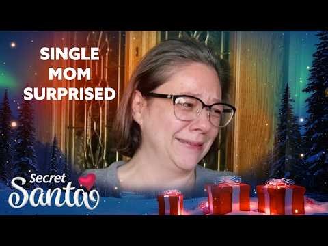 After flood damage and financial strain, Secret Santa surprises single mom with a Christmas gift