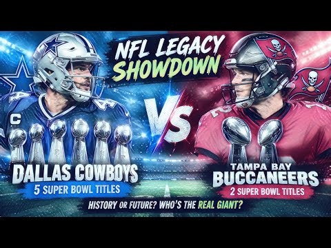 🔥 DALLAS COWBOYS vs TAMPA BAY BUCCANEERS — WHO REALLY OWNS THE NFL LEGACY? 🏈