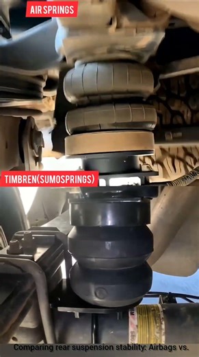 Heavy-Duty Suspension Battle: Progressive Rubber Springs vs Air Bags