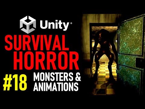 HOW TO MAKE A SURVIVAL HORROR GAME IN UNITY - TUTORIAL 18 - HOW TO ADD MONSTERS IN UNITY