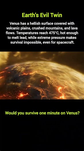 Venus Surface: Earth’s Evil Twin Revealed. #venus