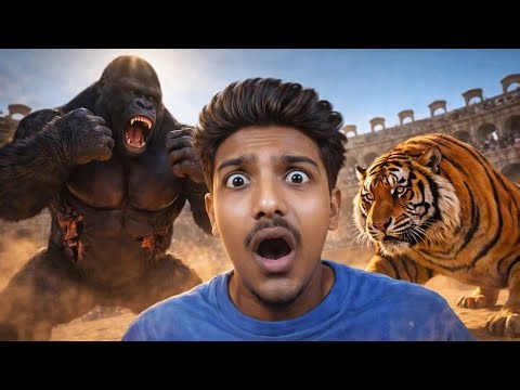 Monkey Gorilla vs Tiger Fight 😱 || Who will win 🤔 