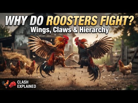 Why Do Roosters Fight With Their Wings and Claws? 🐓🥊