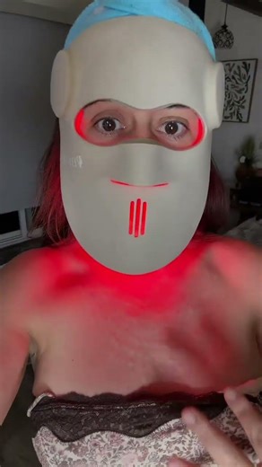 Red Light Therapy for Face, 9 Modes Wireless Led Face Mask Light Therapy, 850nm Infrared & Red Light