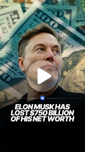 Elon Musk's fortune has fallen below $700 billion for the first time since December after another sharp drop in SpaceX shares. The world's richest person has now lost around $750 billion in net worth since reaching a peak of $1.45 trillion in June, ending his brief stint as a trillionaire. Despite the massive decline, Musk remains comfortably the wealthiest person on the planet. 📸 Getty #elonmusk #trillionaire #spacex #news #money