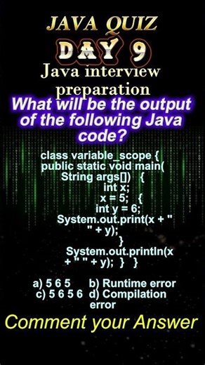 Java in 60 Seconds🔥| If You Want to Become a Developer, Answer|Java Trick Every Beginner Must Know 😱