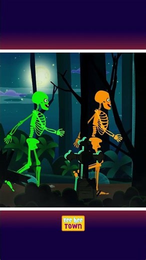 Where Did The Five Skeletons Go? #halloween #skeletons #kidsvideos