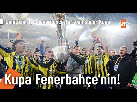 ŞAMPİYON FENERBAHÇE! KUPA TÖRENİ | Galatasaray 0 - 2 Fenerbahçe | Turkcell Süper Kupa Final Maçı